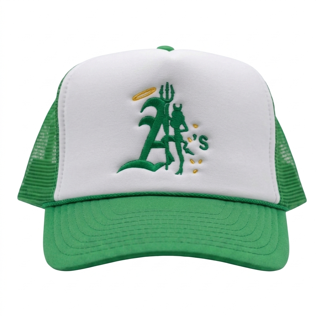 Green A's Trucker
