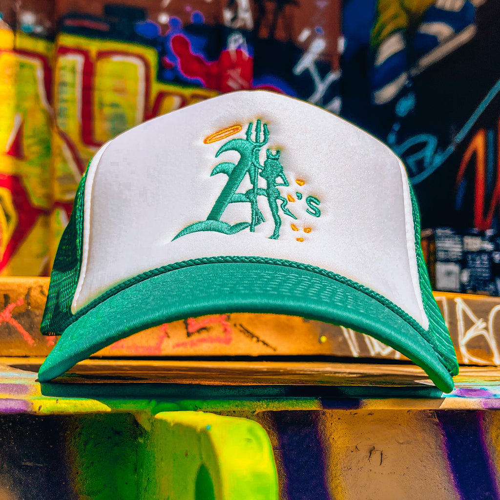 Green A's Trucker